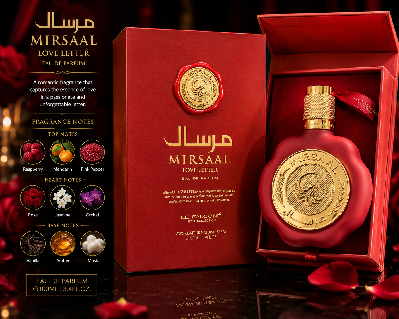 Mirsaal Love Letter by Le Falconé — 100ml Eau de Parfum