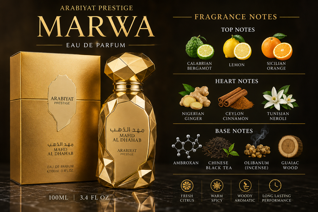 Arabiyat Prestige Mahd Al Dhahab Eau de Parfum – 100ml / 3.4 oz – Unisex