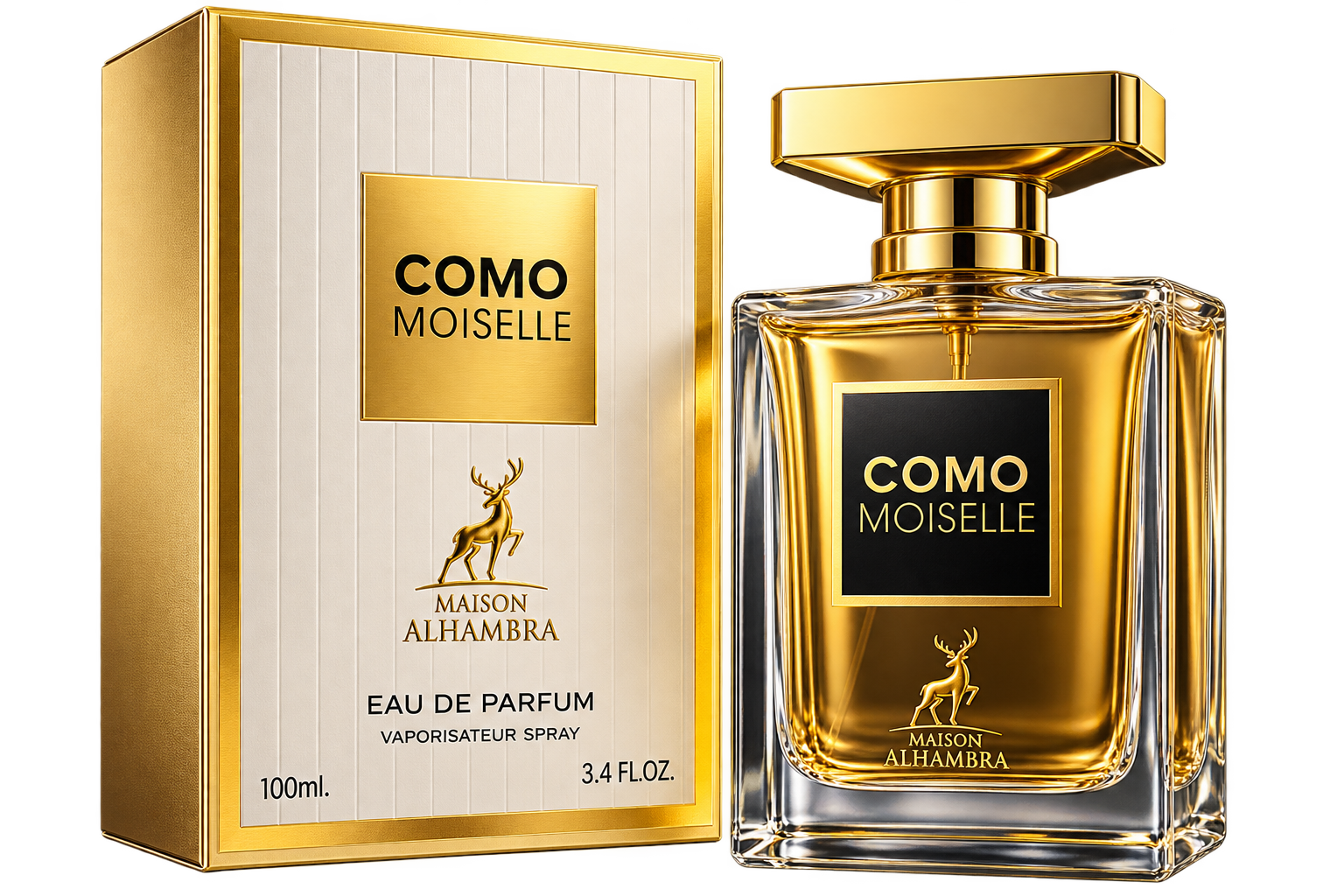 Como Moiselle by Maison Alhambra Eau de Parfum – 100ml / 3.4 oz – For Women